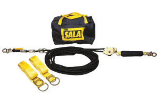DBI/SALA¬Æ 100' Sayfline‚Ñ¢ Temporary Horizontal Kernmantle Rope Lifeline System (Includes Kernmantle Rope Lifeline With Tensioner, (2) Tie-Off Adapter And Anchor System With Storage Bag)