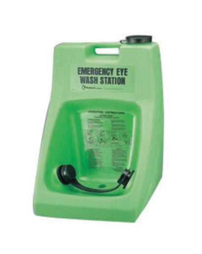 Honeywell 16 Gallon Fendall Porta Stream¬Æ II 15 Minute Emergency Eye Wash Station With 180 Ounce Saline Concentrate