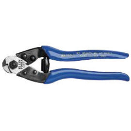 Klein Tools 7 1/2" Blue Tempered Steel Heavy Duty Cable Shear
