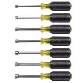 Klein Tools 6-3/4'' X 3'' X 4mm - 11mm 10 Piece Metric Nut Driver Set With Plastic Handle