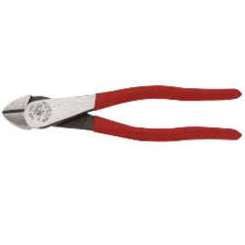 Klein Tools 13/16" X 3/4" X 6 1/8" Tool Steel Heavy Duty All Purpose Tapered Nose Diagonal Cutting Plier With Red Plastic Dipped Handle