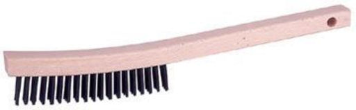 Radnor¬Æ Carbon Steel Curved Handle Scratch Brush 3 X 19 Rows