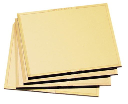 Radnor¬Æ 4 1/2" X 5 1/4" Shade 11 Gold-Coated Polycarbonate Filter Plate