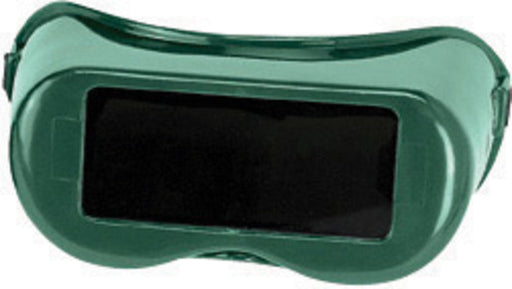 Radnor¬Æ Fixed Front Welding Goggles With Green Rigid Frame And Shade 5 Green 2" X 4" Lens