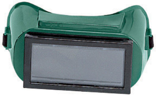 Radnor¬Æ Fixed Front Welding Goggles With Green Soft Frame And Shade 5 Green 2" X 4" Lens