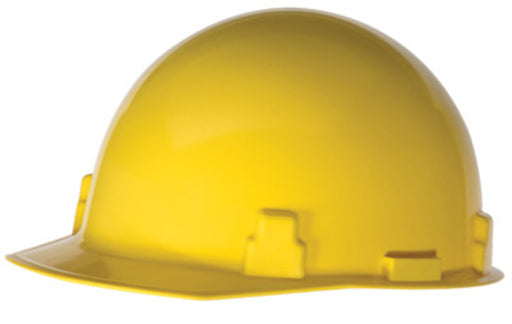 Radnor¬Æ Yellow SmoothDome¬Æ Polyethylene Cap Style Standard Hard Hat With Suspension