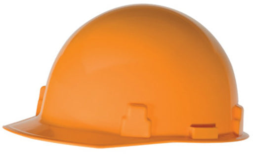 Radnor¬Æ Hi-Viz Orange SmoothDome¬Æ Polyethylene Cap Style Hard Hat With Ratchet Suspension