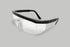 Radnor¬Æ Retro Series Safety Glasses With Black Frame, Clear Anti-Scratch Lens And Integrated Sideshields