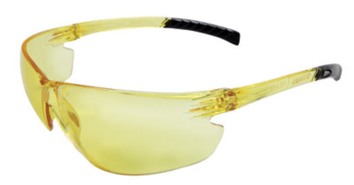 Radnor¬Æ Classic Plus Series Safety Glasses With Amber Frame And Amber Polycarbonate Hard Coat Lens