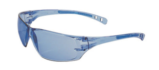 Radnor¬Æ Cobalt Classic Series Safety Glasses With Blue Frame, Blue Lens And Flexible Cushioned Temples