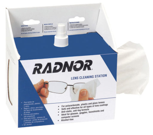 Radnor¬Æ Small Disposable Lens Cleaning Station (Includes 8 Oz Alcohol-Free Lens Cleaning Solution And 600 Tissues)