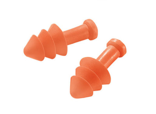 Radnor¬Æ Multiple Use Triple Flange Orange Polyurethane And Foam Uncorded Earplugs (100 Pair Per Box)