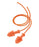 Radnor¬Æ Multiple Use Triple Flange Orange Polyurethane And Foam Corded Earplugs (100 Pair Per Box)
