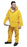 Radnor¬Æ 4X Yellow .35 mm Polyester And PVC 3 Piece Rain Suit (Includes Jacket With Front Snap Closure, Detached Hood And Snap Fly Bib Pants)