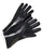 Radnor¬Æ Large 12" Black Double Dipped PVC Glove With Sandpaper Grip And Interlock Lining