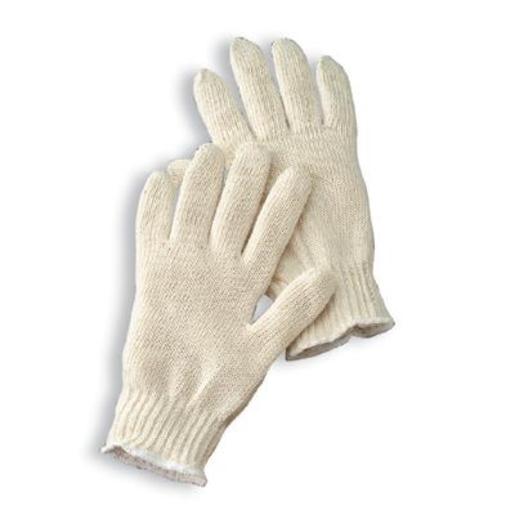 Radnor¬Æ Large Natural Medium Weight Cotton Ambidextrous String Gloves With Knit Wrist