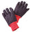 Radnor¬Æ Large Brown Cotton And Polyester Jersey Uncoated Work Gloves With Red Fleece Lining And Red Knit Wrist