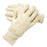 Radnor¬Æ Men's White 7 Ounce Reversible 100% Cotton Jersey Gloves With Knitwrist