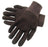 Radnor¬Æ Ladies Brown 9 Ounce Reversible Cotton/Polyester Blend Jersey Gloves With Knitwrist