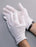 Radnor¬Æ Ladies White 9" Light Weight 100% Cotton Reversible Inspection Gloves With Unhemmed Cuff