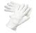 Radnor¬Æ Small White Heavy Weight Seamless Knit 100% Cotton Dress Inspection Gloves With Open Cuff