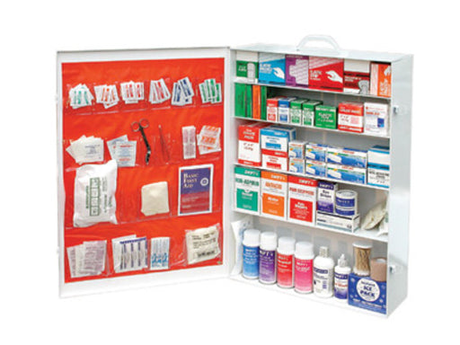 Radnor¬Æ Five-Shelf 100 Person Durable Metal Industrial First Aid Cabinet