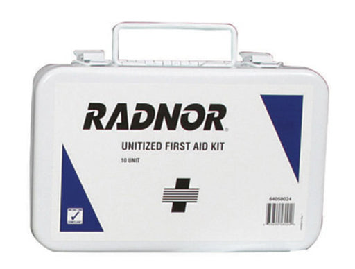 Radnor¬Æ 10 Person Unitized First Aid Kit In Metal Case