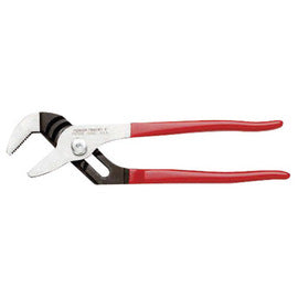 Stanley® 2 5/8" X 2 1/4" X 12" Tool Steel Proto® Power Track Groove Joint Plier With Red Plastic Dipped Handle