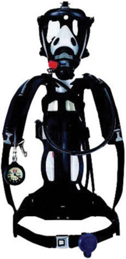 Honeywell Cougar‚Ñ¢ 2216 psig Industrial Self Contained Breathing Apparatus With Alarm, Cylinder, Facepiece And 30 Minute Aluminum Cylinder