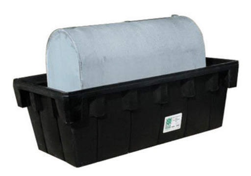 UltraTech 84 1/2" X 43 3/4" X 29" Ultra-275 Containment Sump¬Æ Black Polyethylene Spill Containment Sump With 360 Gallon Spill Capacity Without Drain For 275 Gallon Oval Tank