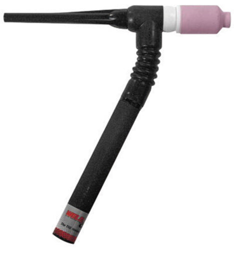 Weldcraft¬Æ 150 Amp A-150 Air Cooled Hand-Held TIG Torch Body For .020" - 1/8" Rod With 70¬∞ Head And Flexible Handle