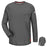 VF Imagewear¨ Bulwark¨ IQ 3X Charcoal 5.3 Ounce 69% Cotton 25% Polyester 6% Polyoxadiazole Men's Flame Resistant T-Shirt With Concealed Chest Pocket