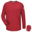VF Imagewear¨ Bulwark¨ IQ 2X Red 5.3 Ounce 69% Cotton 25% Polyester 6% Polyoxadiazole Men's Flame Resistant T-Shirt With Concealed Chest Pocket