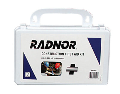Radnor¬Æ 10 Person Bulk Construction First Aid Kit In Plastic Case