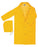 MCR Safety¬Æ Medium Yellow 49" Classic Plus .35 mm Polyester And PVC 2-Piece Coat With Detachable Hood And Corduroy Collar