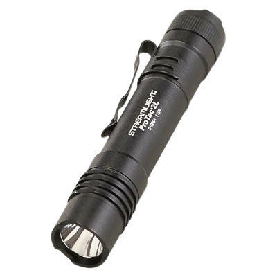 Streamlight¬Æ Black ProTac¬Æ Professional Tactical Flashlight With Removable Pocket Clip (2 3 Volt CR123A Lithium Batteries Included)