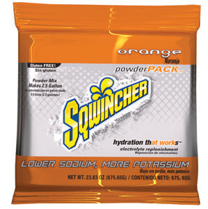 Sqwincher¬Æ 23.83 Ounce Powder Pack‚Ñ¢ Instant Powder Concentrate Packet Orange Electrolyte Drink - Yields 2.5 Gallons (32 Packets Per Case)