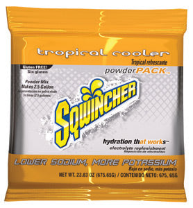 Sqwincher¬Æ 23.83 Ounce Powder Pack‚Ñ¢ Instant Powder Concentrate Packet Tropical Cooler Electrolyte Drink - Yields 2.5 Gallons (32 Packets Per Case)