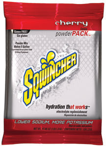 Sqwincher¬Æ 47.66 Ounce Powder Pack‚Ñ¢ Instant Powder Concentrate Packet Cherry Electrolyte Drink - Yields 5 Gallons (16 Packets Per Case)