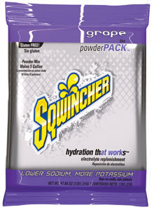 Sqwincher¬Æ 47.66 Ounce Powder Pack‚Ñ¢ Instant Powder Concentrate Packet Grape Electrolyte Drink - Yields 5 Gallons (16 Packets Per Case)