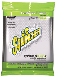 Sqwincher¬Æ 47.66 Ounce Powder Pack‚Ñ¢ Instant Powder Concentrate Packet Lemon Lime Electrolyte Drink - Yields 5 Gallons (16 Packets Per Case)