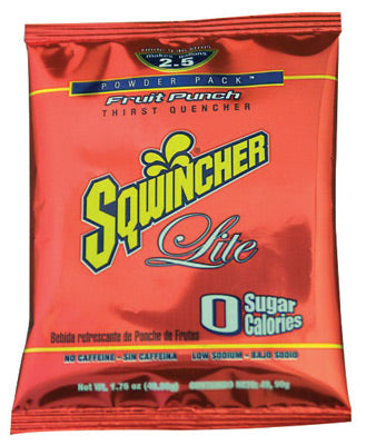 Sqwincher¬Æ 1.76 Ounce Powder Pack?‚Ñ¢ ZERO Instant Powder Concentrate Packet Fruit Punch Electrolyte Drink - Yields 2.5 Gallons (32 Packets Per Case)