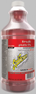 Sqwincher¬Æ 32 Ounce Liquid Concentrate Bottle Fruit Punch Electrolyte Drink - Yields 2.5 Gallons (12 Each Per Case)