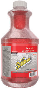 Sqwincher¬Æ 64 Ounce Liquid Concentrate Bottle Fruit Punch Electrolyte Drink - Yields 5 Gallons (6 Each Per Case)