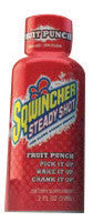 Sqwincher¨ Steady Shot¨ 2 Ounce Ready To Drink Bottle Fruit Punch Electrolyte Drink (144 Bottles Per Case)