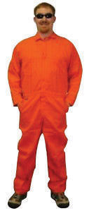 Stanco Safety Products‚Ñ¢ Size 4X Orange Indura¬Æ Arc Rated Flame Resistant Coveralls With Front Zipper Closure