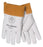 Tillman Medium Pearl Top Grain Kidskin Standard Grade TIG Welders Gloves With Wing Thumb, 2" Cuff, Seamless Forefinger And Kevlar¨ Lock Stitching (Carded)