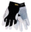 Tillmanª Small Black And White TrueFitª Full Finger Top Grain Goatskin And Spandex¨ Premium Mechanics Gloves With Elastic Cuff, Double Leather Palm, Reinforced Thumb And Smooth Surface Fingers