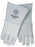 Tillman™ Large 14" Pearl Gray Top Grain Elkskin Cotton Foam Welders' Gloves With Stiff Cowhide Thumb, Straight Cuff, Welted Fingers, Kevlar® Stitching And Pull Tab (Carded)