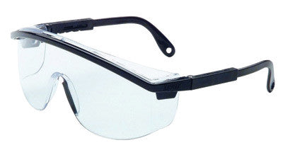 Uvex By Honeywell Astrospec 3000¨ Safety Glasses With Black Nylon Frame And Clear Polycarbonate Uvextreme¨ Anti-Fog Lens And Spatula Temples